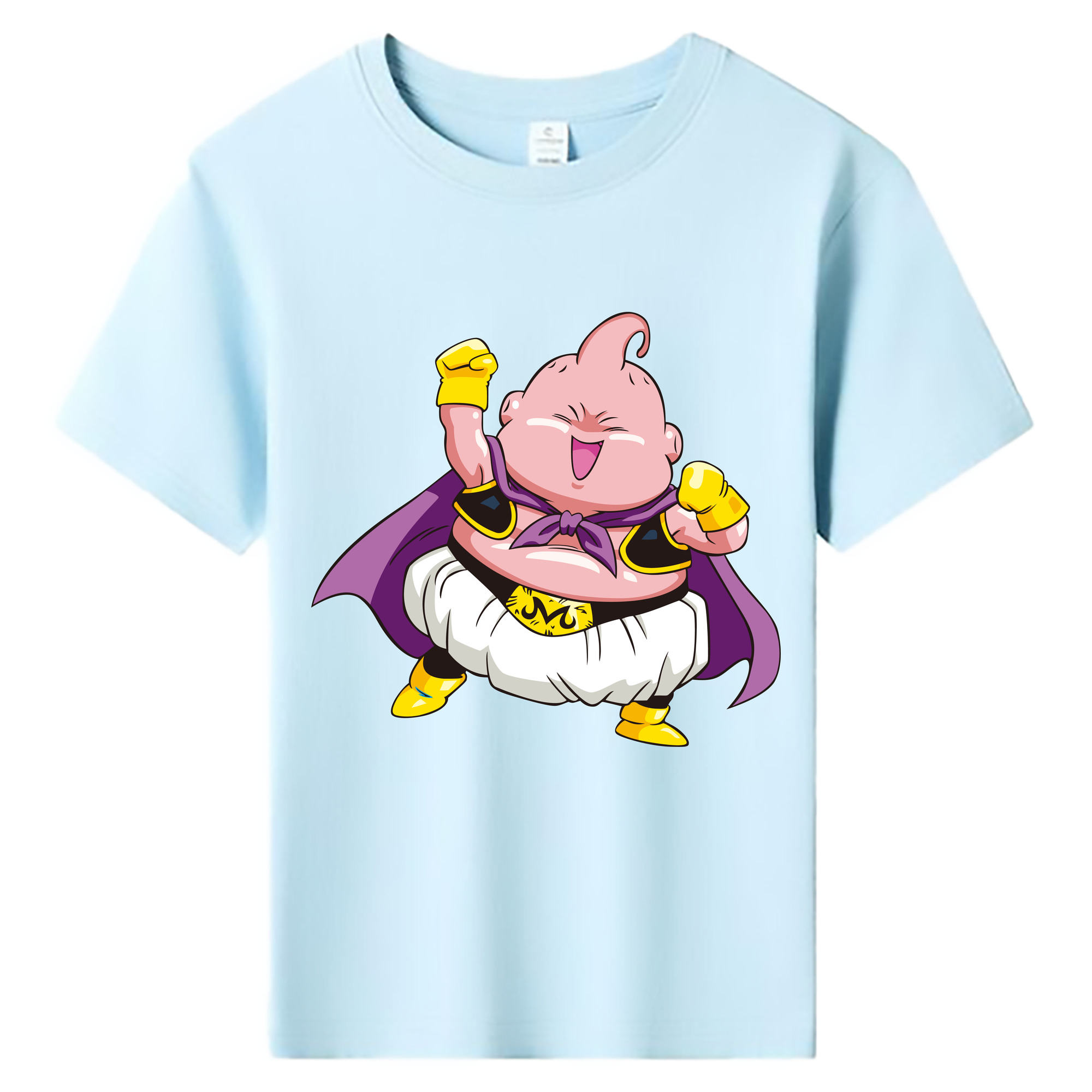 （画像用） ドラゴンボール 魔人ブウ DRAGON BALL Majin Buu 綿100％キッズTシャツ（フロントプリント）